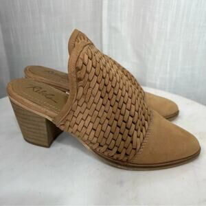 Rebels Bohemian Woven Leather Mules Size 7.5
